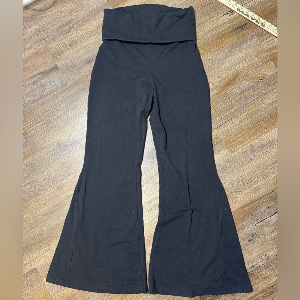 Aerie Black Flare Leggings